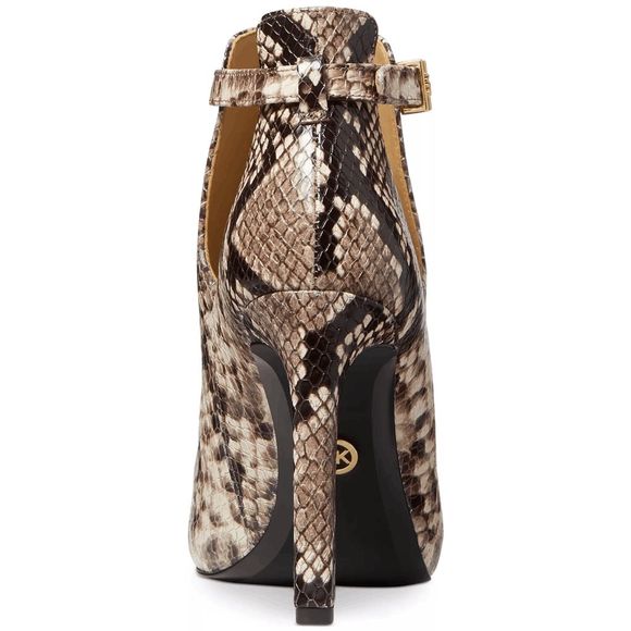 MICHAEL Michael Kors Women's Lawson Open Toe Booties - Natural 6M - Picture 8 of 8